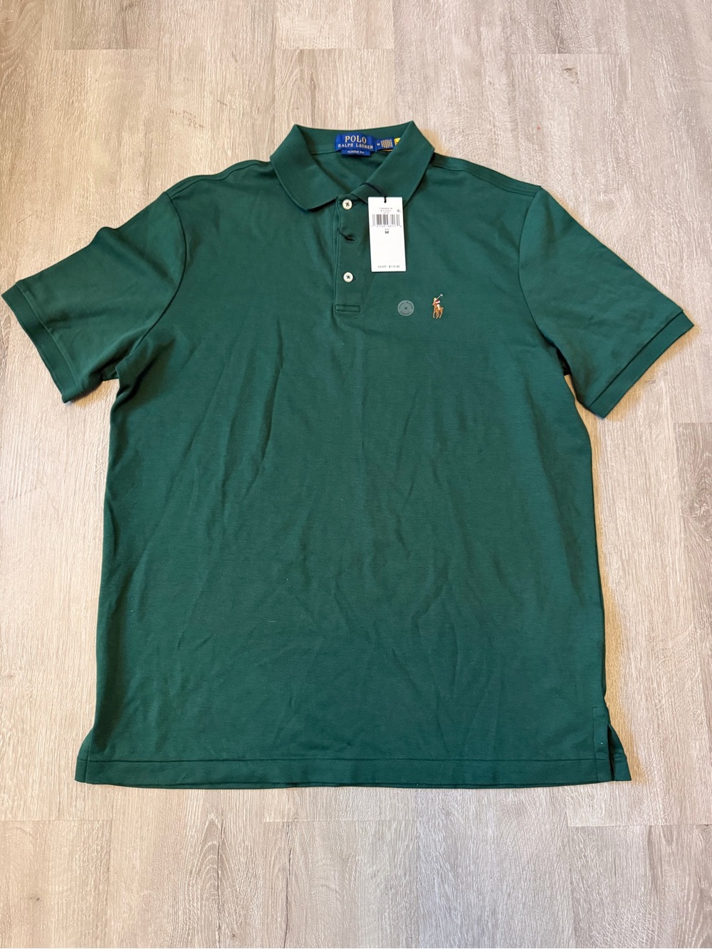 Polo by Ralph Lauren Men's Dark Green Classic Polo Shirt Sz M